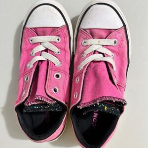 Converse All Star Maddie Stars Pink child size 13 shoe